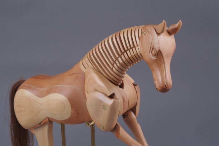 Drewniany model konia duży