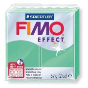 FIMO Effect 57 g - zielony jadeit transp.-perłowy