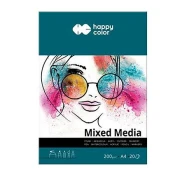 HAPPY COLOR Blok Mixed Media A4 20 ark 200 g