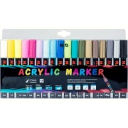 M&G Markery akrylowe set 18 kolorów