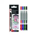 MARABU GRAPHIX PERMANENT MARKER SET 4 KOLORY