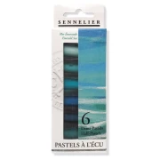 Sennelier Pastele Suche 6 kolorów 1/2 Emerald Sea