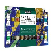 Pebeo Studio Acrylics 20T20ml + Pędzel