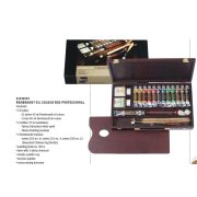 TALENS REMBRANDT ROC BOX PROFESSIONAL- 13 farb w kasecie + media + akcesoria